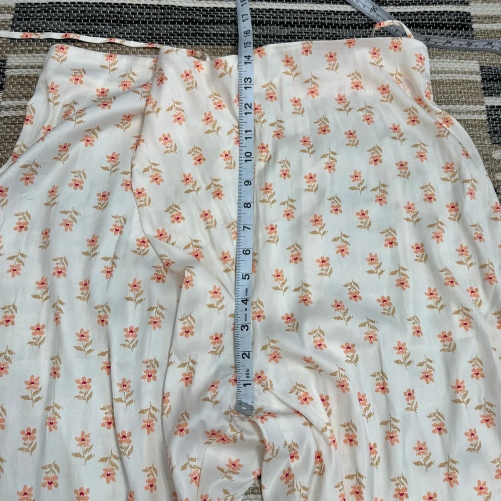 Free People Intimately First Choice Lounge Pant Comfy Wrap-Front Floral Size XL - Picture 14 of 15